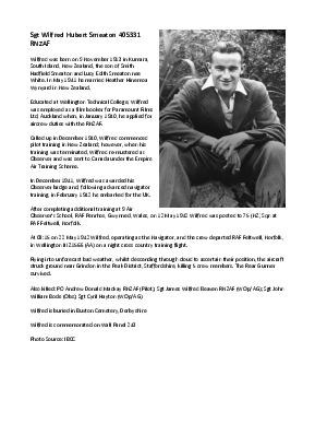 A preview of a PDF biography for Smeaton, Wilfred Hubert